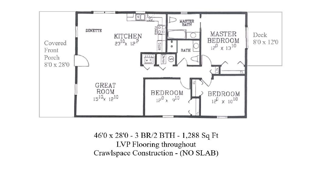 Preview of a Mountain and Lake Construction floor plan. This is the plan drawing, not a photograph of a finished house.
